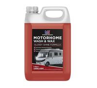 Motorhome Specialists - Wash & Wax 5L - 2-in-1 Cleaner & Protective Wax for Motorhomes, Caravans & Campervans - High Gloss Finish, Water Beading, Safe on All Exterior Surfaces