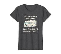 Motorhome T Shirts You Wouldn't Understand T-Shirt, Women, Dark Heather Grey, X-Small