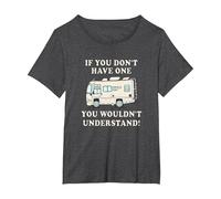 Motorhome T Shirts You Wouldn't Understand T-Shirt, Women's Plus, Dark Heather Grey, 2X