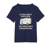 Motorhome T Shirts You Wouldn't Understand T-Shirt, Women's Plus, Navy Blue, 5X
