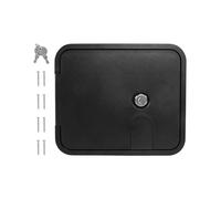 Motorhome Tailgate RV Cover Rust Resistant | Cable Storage Hatch for Inspection of Interior Cables of Vehicles in the Floor