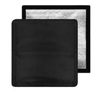 Motorhome Ventilation - 2 Pieces Thermal Insulation Shade | Reflective Layer RV Roof Ventilation Screen 16.14 x 16.14 Inches - for Outside Window Ceiling Inside the Shower Trailer Fan