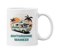 Motorhome Wanker Mug Funny Gift Cup (White Mug)