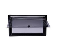 Motorhome Window, Side Window, Insect Protection, Caravan Window, Folding Window, External Camper, Caravan, Motorhome Trailer, Marine Motorhome Window, Boat, Porthole, Rectangular, 90 x 50 cm