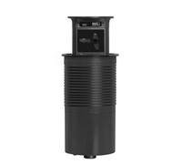 Motorised Pop Up Kitchen Socket with Wireless Charging - Recessed Hidden Plug Socket for Worktops, Furniture Desks, Conference Rooms