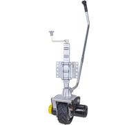 Motorised Trailer Mover Jack, 12V 550W Motor, Forward Reverse Maneuverable for Caravans, Boat Trailers, Horse Trailers, Up to 2722kg Load Capacity