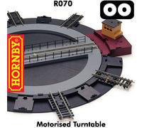 MOTORISED TURNTABLE track OO gauge 1:76 model railways HORNBY R070