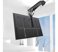 Motorised TV Ceiling Mount, 0-85° angle adjustment Electric Ceiling Mount, Motorised tv Bracket Fits 32-70 Inch TVs, Load Capacity 45kg, Max VESA 600 x 400mm (32-70 inch Black)