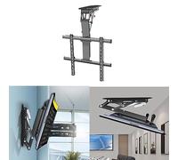 Motorized 0 85° Flip Down TV Ceiling Mount Bracket with Remote Control Adjustable Electric TV Lift for 32 70 Inch TVs