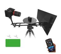 Motorized 360 Rotating Turntable, Camera Spinner with Green Screen & Clamps - Automatic Turntable for Product Photography, Video Booth, Stop-Motion & B-Roll App Controlled, Silent Motor, 10kg Load