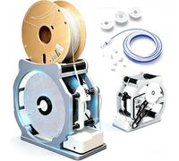 Motorized 3D Filament Respooler - Smart Start-Stop, 1kg Spools | Motorized 3D Filament Respooler - Auto Start-Stop, Anti-Tangle Belt, 1kg Capacity, PLA/PETG/Welding Wire Compatible,