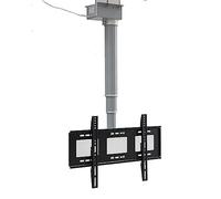 Motorized Adjustable Ceiling TV Mount Electric Lift for TV with Remote Control 30cm Telescopic TV Elevator for Home and Office Use