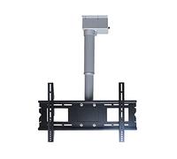 Motorized Adjustable TV Ceiling Mount, 360° Swivel & Tilt, Supports Up to 88 lbs, VESA 400x400mm, 600mm, Ideal for Home Theater & Space-Saving Solutions