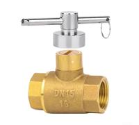 Motorized Ball Valve 3/4 Inch Brass Electric 2 Way Auto Return Setup for Central Heating Zone Control(DN 1/2)