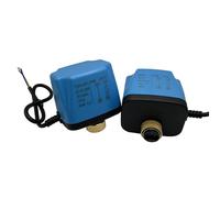 Motorized Ball Valve Actuator 2-Wire AC220V DC24V DC12V Electric Ball Valve Motor Normally Closed/Normally Open(110VAC,Normally Open)
