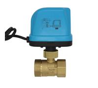 Motorized Ball Valve Three Wire one Way Control Normally Closed Electrical Valve 220v DN15-DN50(DN32)