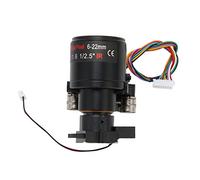 Motorized Camera Lens - 5MP High Resolution, Motorized Zoom & Autofocus, IR Cut Correction for Color Accuracy, Durable Aluminum Shell for Harsh Environments, 6-22mm Focal Lengt