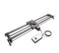 Motorized Camera Slider, Carbon Fiber Dolly Rail for Time Lapse and Panoramic Shooting, Automatic Round Trip and 120° Panoramic Feature for Video Capture