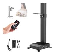 Motorized Camera Slider with Rotating Panoramic Head, 50cm Lifting Travel, 8 Speeds, AB Point Memory for Live Streaming and Content Creation