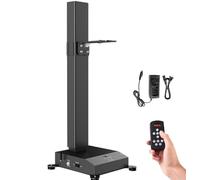 Motorized Camera Vertical Slider, Automatic Camera Vertical Pan Tilt with Remote Control, 50-500mm Lifting, 10KG Load, 10 Preset Positions, 8 Speed Levels Adjustable, for Live Streaming