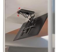 Motorized Ceiling TV Mount, 0-85° Flip Down TV Bracket, With Remote Control And Switch Control, Motoriseds Lift Fits 50-90 Inch TVs