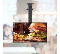 Motorized Ceiling TV Mount, Adjustable Ceiling TV Mount Bracket, Electric TV Lift with Remote Control and Memory Setting, for 32" to 75" TVs Up to 60kg/132lbs, Three Installation M