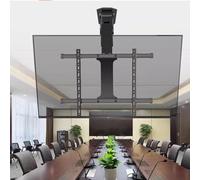 Motorized Ceiling TV Mount - Automatic Lifting And Retractable Electric TV Stand Flexible Retraction At A Large Angle Made Cold-rolled Steel Suitable For 32-70 Inch TVs