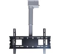 Motorized Ceiling TV Mount Bracket with Remote Control Adjustable Electric TV Mount for 32-70" TVs Heavy-Duty Ceiling TV Stand (50cm)
