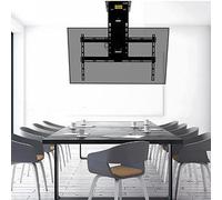 Motorized Ceiling TV Mount - Electric Adjustable TV/Monitor Bracket 0-85° - Automatic Lift for 32-65" TVs - Space-Saving, Foldable Design for Home Theater