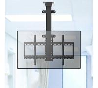 Motorized Ceiling Tv Mount, Electric Tv Lift With Remote Control And Memory Setting, For 32-75 Inch Tvs, Height Adjustable Electric Tv Lift With Left And Right Hole Spacing Ad