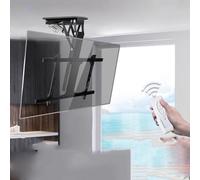 Motorized Ceiling TV Mount, Fits 32-70/50-90 Inch TVs Motorized TV Stand, Hidden Drop Down TV Lift, Telescopic Electric TV Lift With Auto Lifting, 0-85° Flip Down, Motori,FOR 50-75