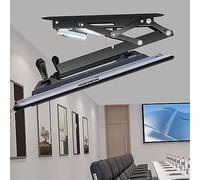 Motorized Ceiling TV Mount for 32-70 Inch TVs, Hidden Drop Down TV Lift, Electric Teles TV Stand, Adjustable Wall Mount Bracket for Space-Saving Solutions