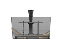 Motorized Ceiling TV Mount, Hidden Drop Down TV Lift, Telescopic Electric TV Lift with Auto Lifting, 0-85° Flip Down, Fits 32-70 Inch TVs Motorized TV Stand