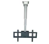 Motorized Ceiling TV Mount with Remote, 90° Flip Down Adjustable Bracket for Flat Screens, Space-Saving Lift for Bedroom Living Room