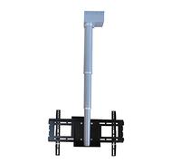 Motorized Ceiling TV Mount with Remote, Compatible with 26-70 Inch LED TVs, Supports VESA 400x400mm, Electric TV Bracket for Easy Positioning and Space Saving.