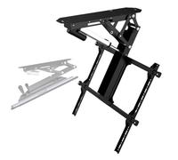 Motorized Ceiling TV Mount with Remote Control, Adjustable Angle 0-75°, Universal Fit for Most LCD/LED TVs, Enhances Viewing Experience in Any Room