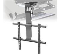 Motorized Ceiling TV Mount with Remote Control, Adjustable Angle, Supports Heavy TVs for Home, Office, and Conference Room Use