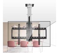 Motorized Ceiling TV Mount with Remote Control, Electric Lift for Large TVs, Memory Settings, Supports Heavy Loads - Ideal for Home and Office Spaces