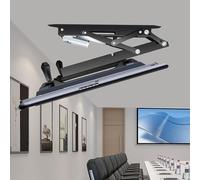 Motorized Ceiling TV Mount with Telescopic Electric Lift and Auto Lifting, 0-85° Flip Down for 32-70 Inch TVs - Mount On Ceilings