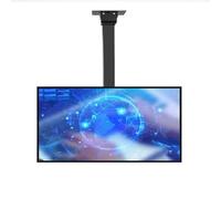 Motorized Ceiling with Remote Control Motorized TV Mount, 360° Manual Rotation Drop Down TV Lift,with Auto Lifting, Fits 32-75 Inch TV