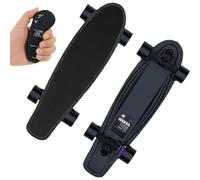 Motorized Cruiser Board/All in One Electric Skateboard - with Led Remote Control - 3.75 Kg Lightweight Commuter Board, 30% Max Grade Climb,Pe Nylon Plate Shock Absorbing Deck (A)