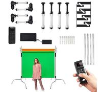 Motorized Electric Photography Background Roller Support System Kit with Remote Control for Photo Studio