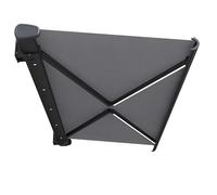Motorized Electric Retractable Awning - Waterproof Outdoor Shade with LED Light for Patio, Yard, Porch, Balcony - Sun Protection Canopy
