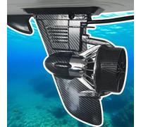 Motorized Electric Surfboard Thruster, Adjustable Speed 288Wh Jet Powered Surfboard with Remote Control, Underwater Propeller Fins for Thruster Surfing