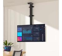 Motorized Electric TV Ceiling Mount Bracket - Fits 32-75 Inch TVs, 360° Rotation, Remote Control, Adjustable Lift, Heavy-Duty for Home Theater & Entertainment Systems