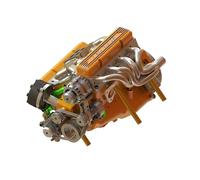 Motorized Engine Model Figure For Adult Children STEM Learning Educational Toy With Realistic Mechanical Component Engine Model Kits For Adult