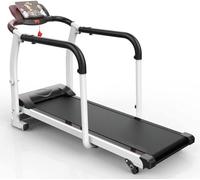 Motorized Foldable Treadmill for Home Office with Handrail - Multifunctional Rehabilitation Exercise Equipment for Seniors