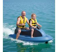 Motorized Inflatable Ride-On Watercraft Set with 500W/700W Motor, 700W Motor Battery Removable, Max Load Cap. 330 lbs, Electric Inflatable Jet Ski for Adults,for Sea Pool Party Water Sports,700WPRO16A