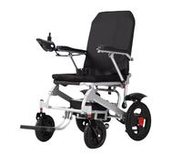 Motorized Mobility Scooter for Seniors - Automatic Folding Electric Wheelchair, Ultra-Light Design with Attendant Hand Brakes, 150kg Capacity,