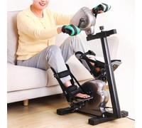 Motorized Pedal Exerciser, Home Electric Exercise Bike with Leg Arm Adjustable Peddler Exerciser for Elderly Handicapped & Disabled